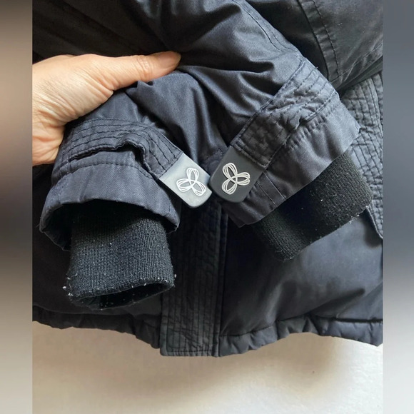 TNA Vail Aritzia Black hooded short Down merino wool parka Sz XS - Picture 4 of 11